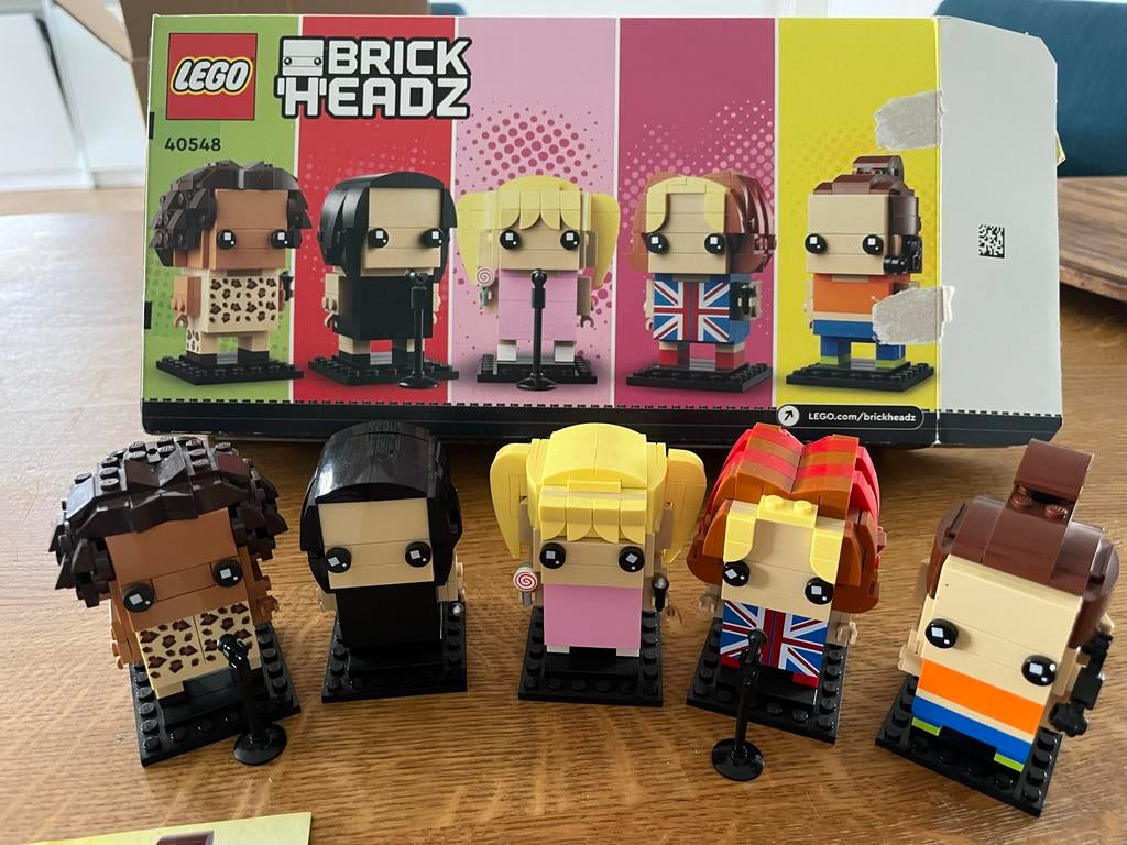 Lego BrickHeadz 40548 Spice Girls, Ophalen of Verzenden, Zo goed als nieuw, Complete set, Lego