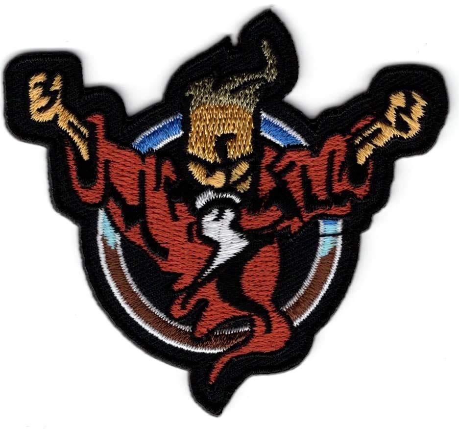 Thunderdome stoffen opstrijk patch embleem #1, Verzenden, Nieuw, Kleding