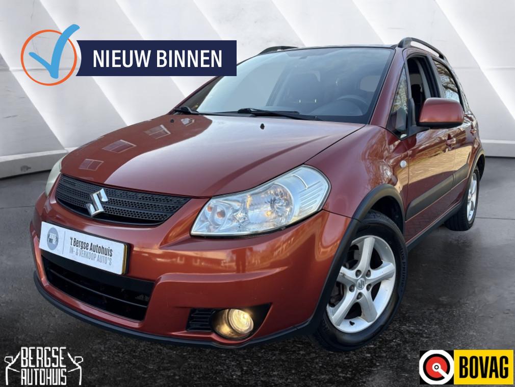 Suzuki SX4 1.6 Shogun Airco Elek.R Lmv Nap (bj 2008), 1140 kg, Gebruikt, Zwart, Origineel Nederlands