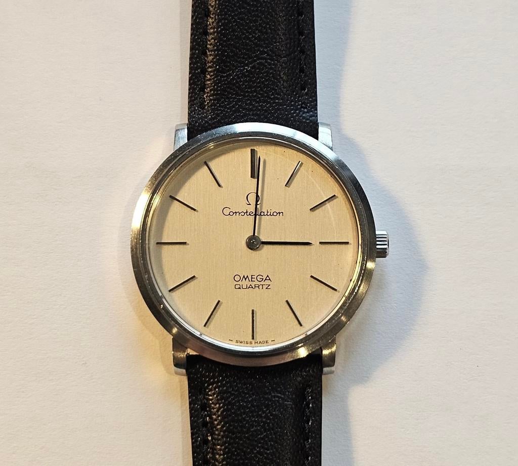 Omega Constellation Quartz | 34mm| 1978| Nieuwstaat!, Ophalen of Verzenden, Staal, Omega, 1960 of later