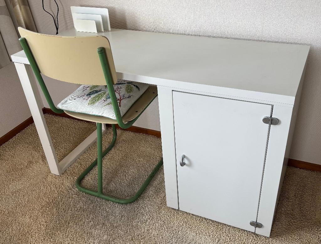 Mooi stevig wit bureau van het merk Interlübke, Ophalen, Gebruikt, Overige merken, Demontabel