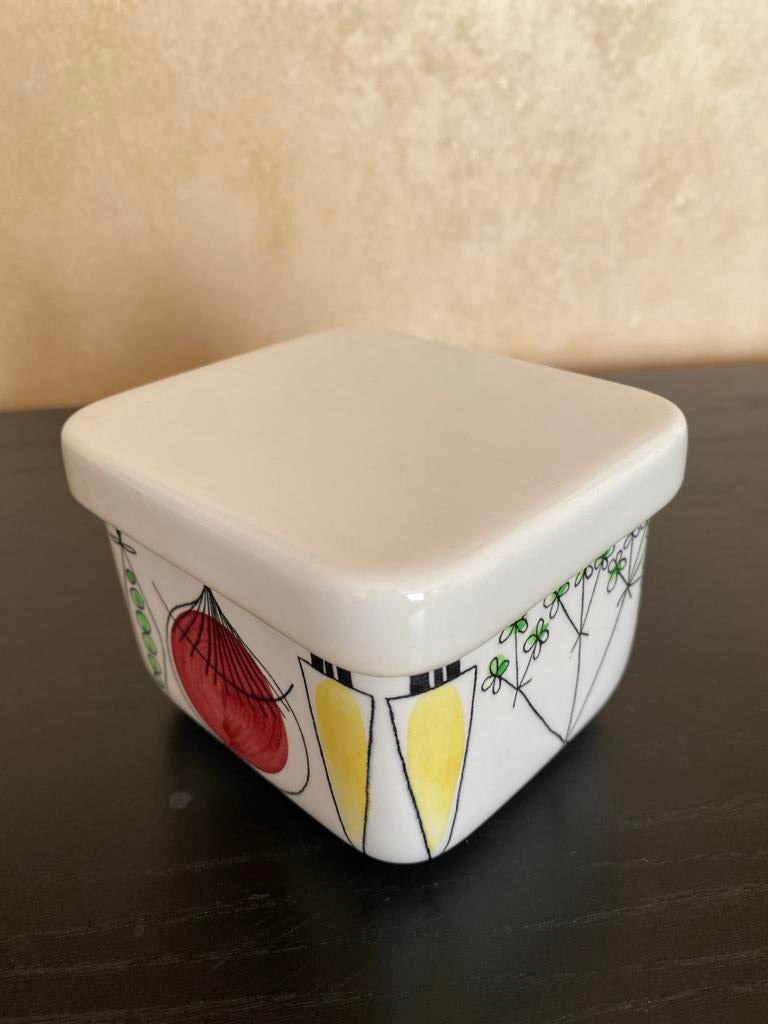 Rörstrand boterbakje Picknick Marianne Westman, Gebruikt, Keramiek, Overige typen, Ophalen of Verzenden