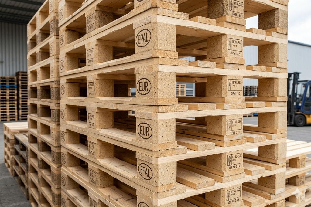 Europallet / Europallets te koop, Doe-het-zelf en Verbouw, Hout en Planken, Ophalen, 25 tot 50 mm, Zo goed als nieuw, Pallet