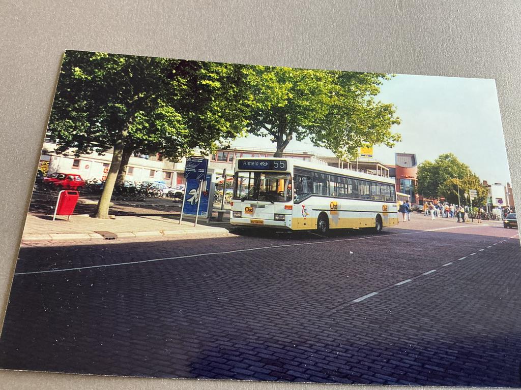 Foto OAD autobuslijn 55 Mercedes, Verzenden, Zo goed als nieuw, Trein, Kaart of Prent