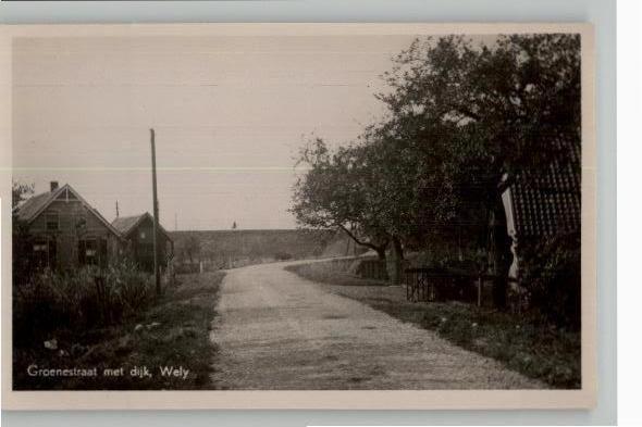 Wely groenestraat met dijk