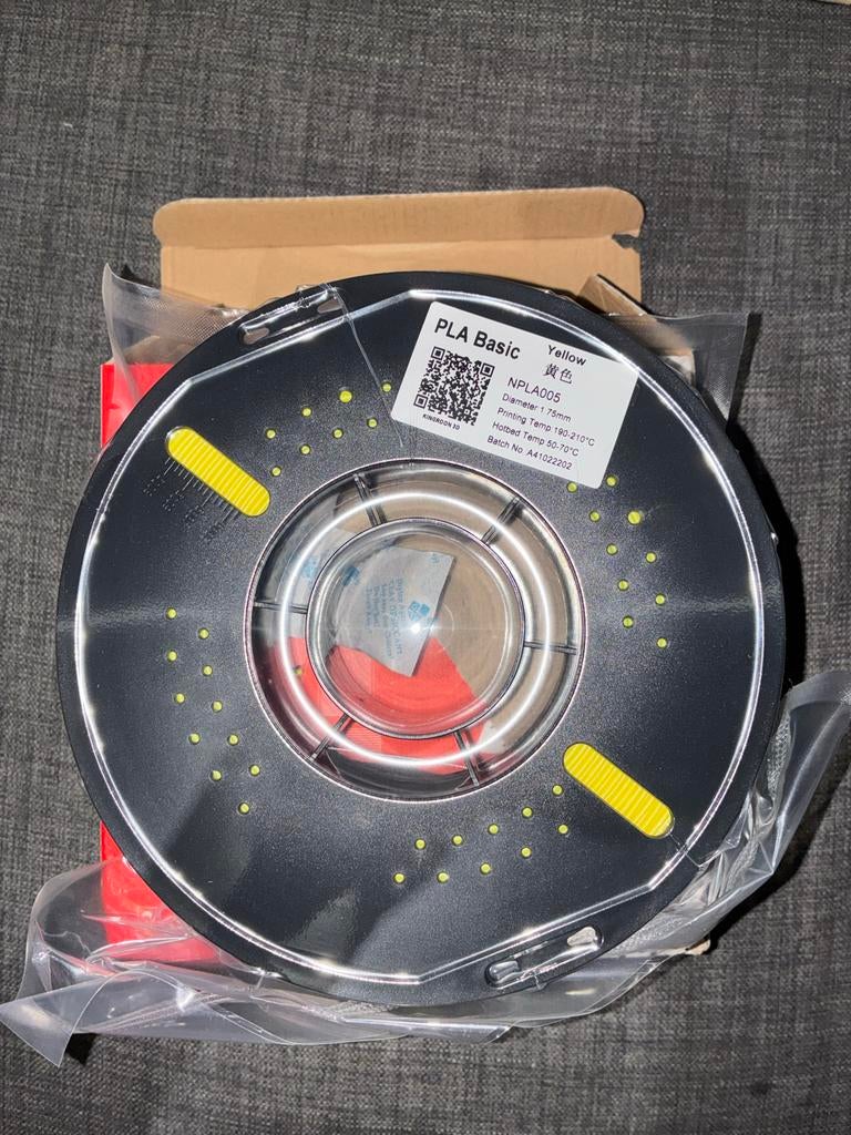 3D Printer Filament PLA Basic Geel 1.75mm, Ophalen, Nieuw