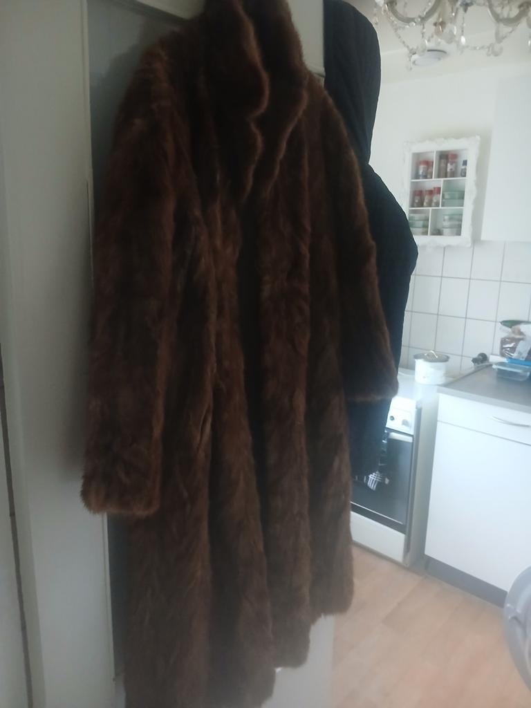 Echte bontjas, bruin, warm en stijlvol, Kleding | Dames, Ophalen