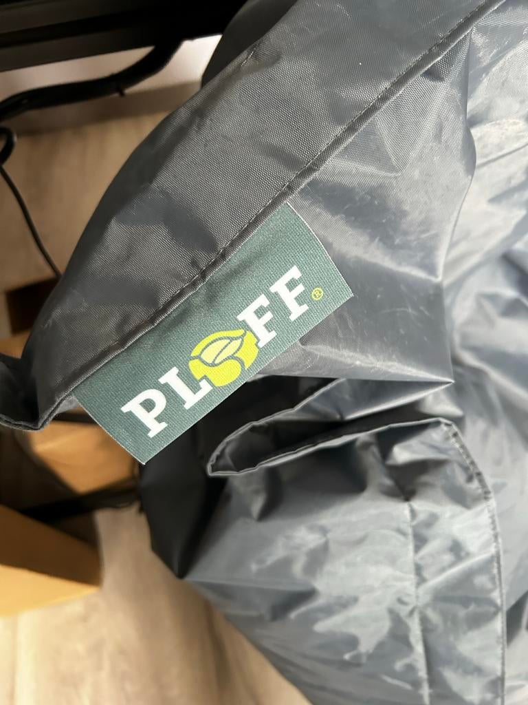 Grijze Ploff zitzak, Huis en Inrichting, Zitzakken, Ophalen, Zo goed als nieuw, Grijs, Zitzak