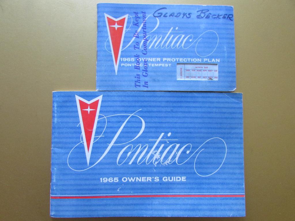 1965 Pontiac (full-size modellen) owner's manual, Engels, Auto diversen, Handleidingen en Instructieboekjes, Ophalen of Verzenden