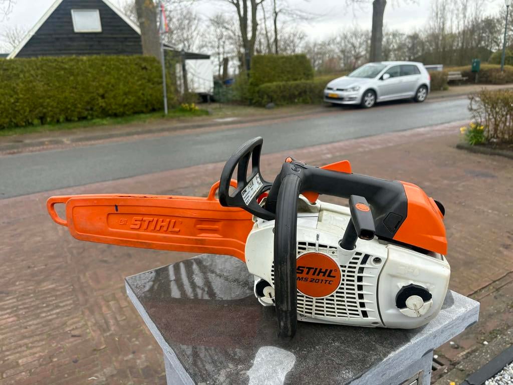 Stihl MS201TC kettingzaag, Ophalen of Verzenden, Zo goed als nieuw