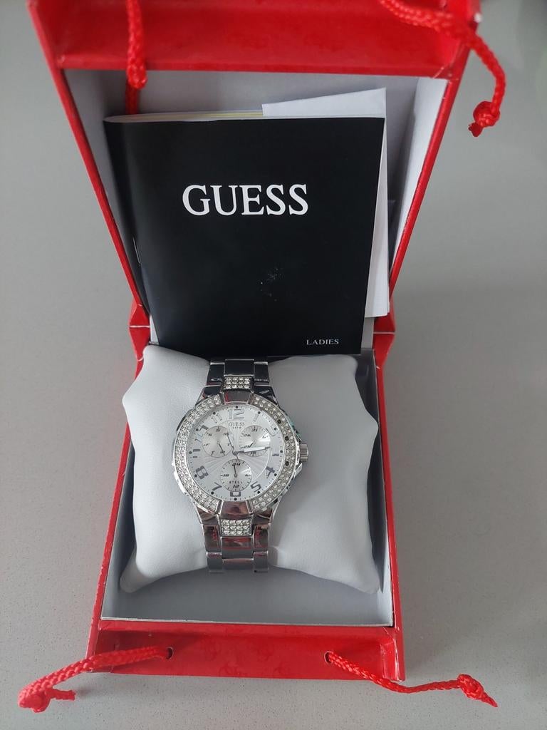 Guess dameshorloge met strass, Ophalen of Verzenden