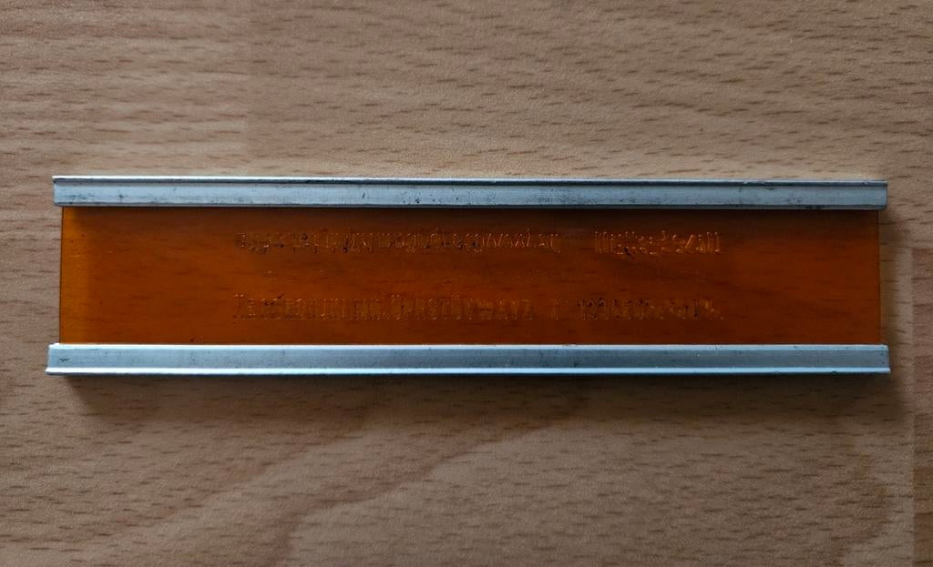 Standardgraph lettersjabloon 3,7 mm, Diversen, Schrijfwaren, Ophalen of Verzenden, Gebruikt