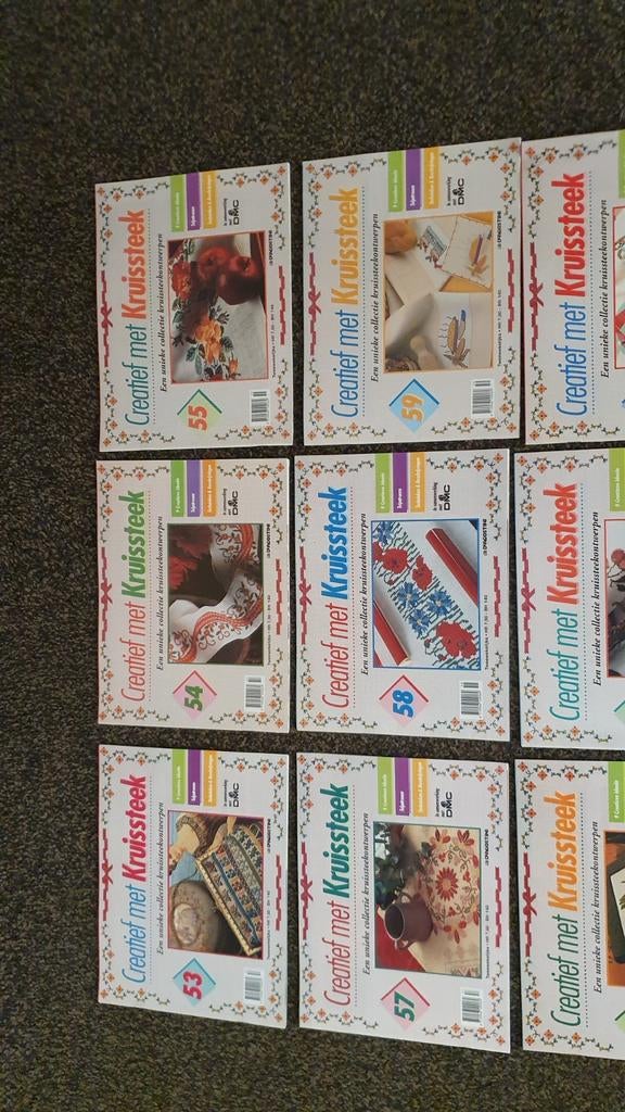 Creatief met kruissteek. Borduurboeken., Hobby en Vrije tijd, Ophalen of Verzenden, Zo goed als nieuw, Patroon