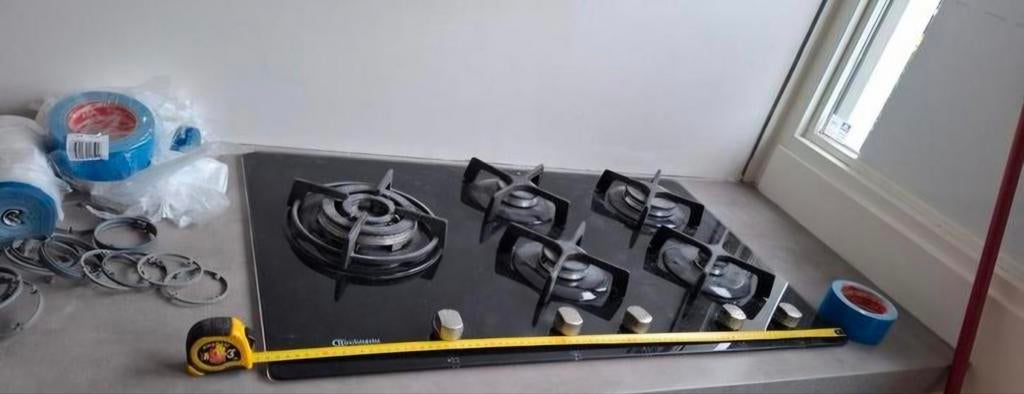 Bauknecht 5-pits gaskookplaat - Z.s.m. ophalen!, Witgoed en Apparatuur, Kookplaten, Ophalen, Gebruikt, Inbouw, Gas