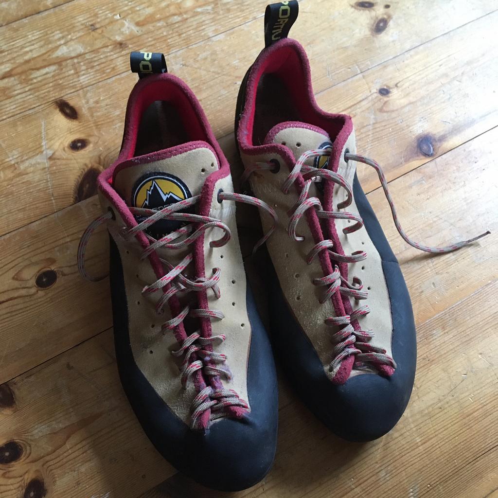La Sportiva boulderschoenen klimschoenen mt 45, Ophalen of Verzenden, Gebruikt, Klimsportschoenen