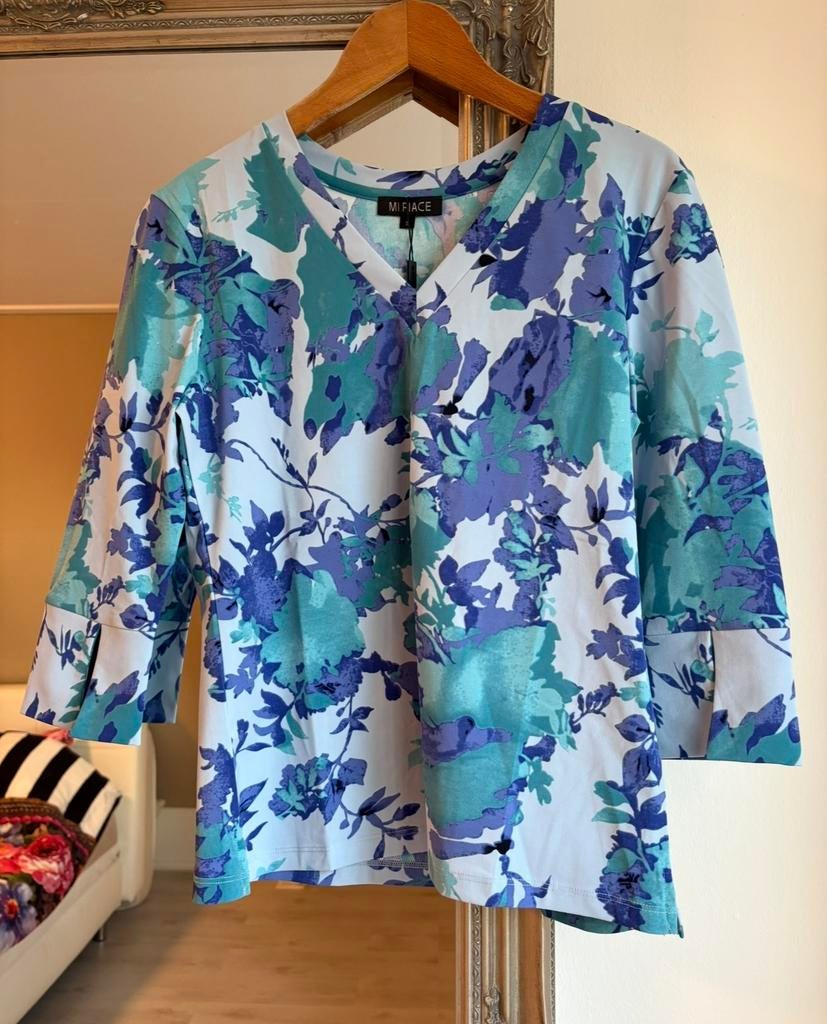 Mi Piace travelstof shirt maat S, Ophalen of Verzenden, Nieuw, Maat 36 (S), Overige kleuren