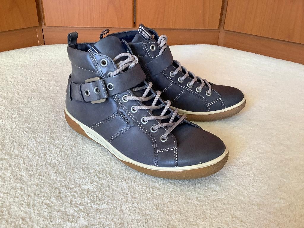 Blauw leer schoenen/sneakers van merk ECCO, 36., Ecco, Blauw, Ophalen of Verzenden, Sneakers of Gympen