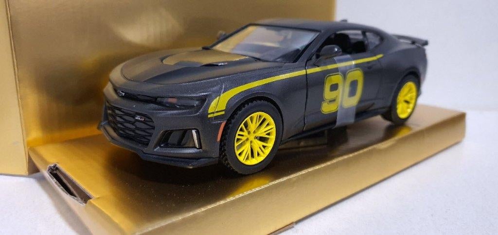 Chevrolet Camaro ZL1, matt-grau, 2017 1:24, Ophalen of Verzenden, Nieuw, Auto, Motormax