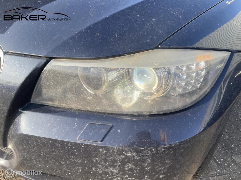 BMW 3-serie E90 E91 LCI  ('08-'12) Koplamp Xenon links, Gebruikt, Ophalen of Verzenden, BMW, BMW