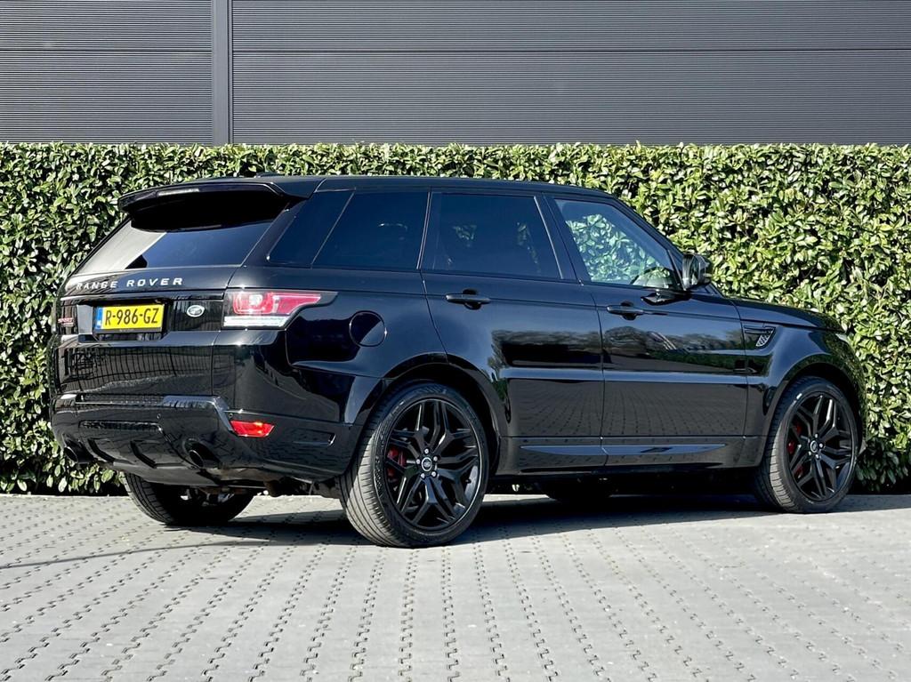 Land Rover Range Rover Sport 5.0 V8 Supercharged Autobiograp, Auto's, Land Rover, Automaat, Euro 5, 510 pk, Zwart