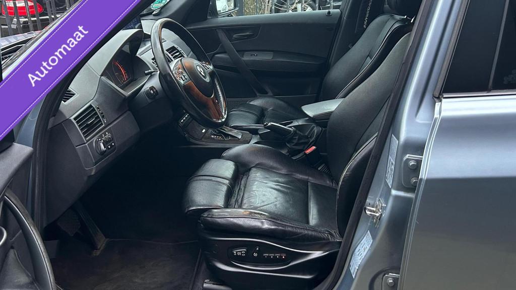 BMW X3 3.0i 4x4 Sport High Executive/Airco/Cruise/Leer/232PK, Automaat, Navigatiesysteem, Gebruikt, Bedrijf