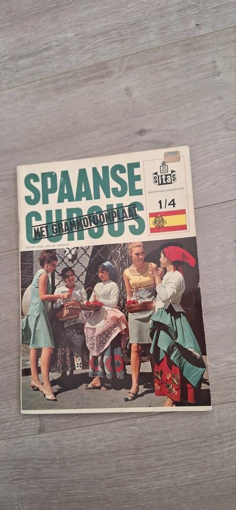 Spaanse Cursus met Grammofoonplaat - Silas, Ophalen of Verzenden, Gelezen, Silas, Non-fictie