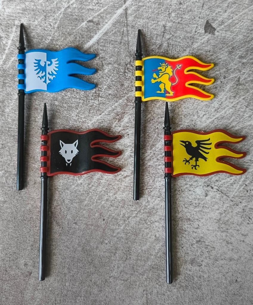 Bricks Custom Middeleeuwse Vlag NIEUW, Kinderen en Baby's, Speelgoed | Bouwstenen, Ophalen of Verzenden, Nieuw, Overige merken