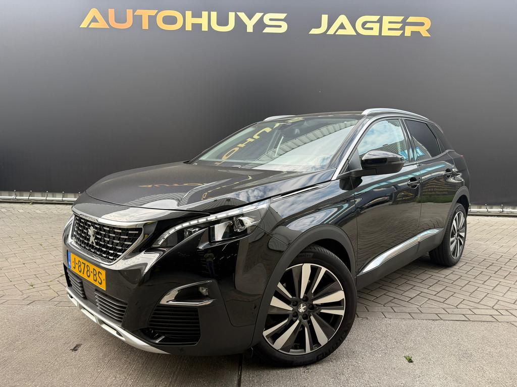 Peugeot 3008 1.2 PureTech Blue Lease Premium Avantage, Gebruikt, 1199 cc, Leder en Stof, Zwart