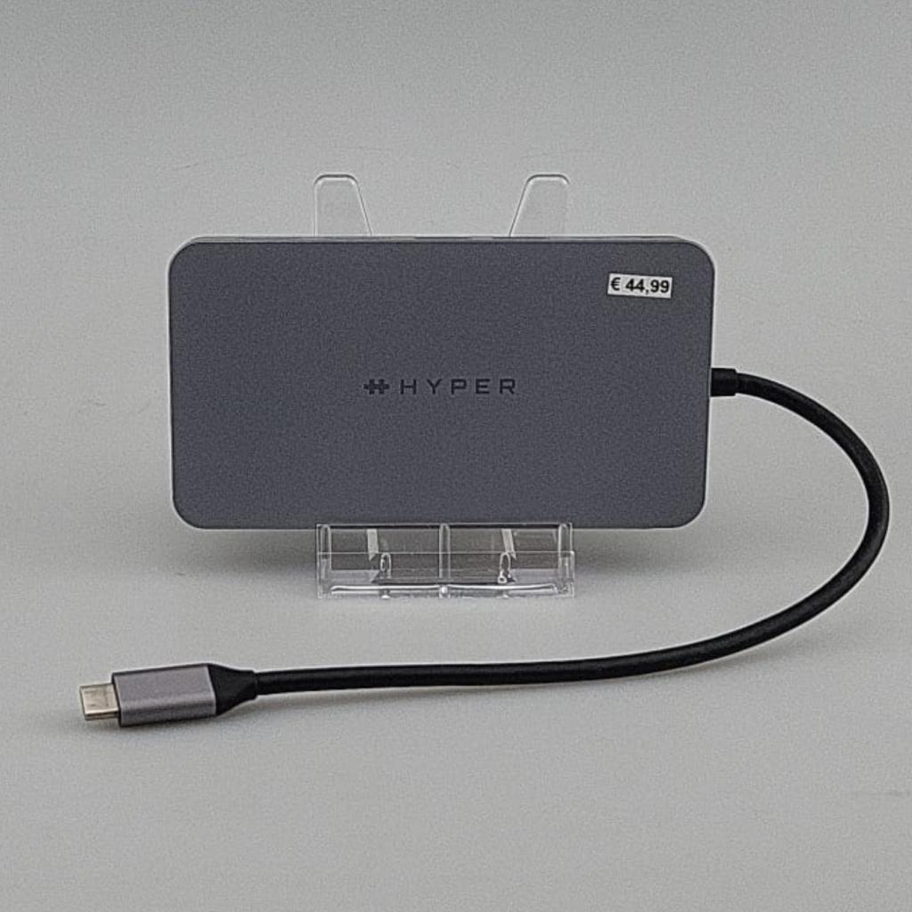 HyperDrive Dual 10-in-1 USB-C Hub Grijs, Flex Ltd., Zo goed als nieuw, https://flex.com/contact-us, Nobelstraat 10, 5807 GA Oostrum LB, Limburg, Nederland