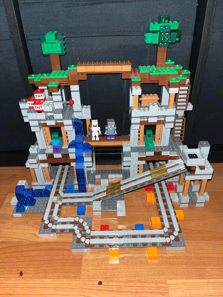 Lego Minecraft De Mijn 21118 - Niet Compleet, Inclusief minifiguren, Gebruikt, Verzenden, Minecraft