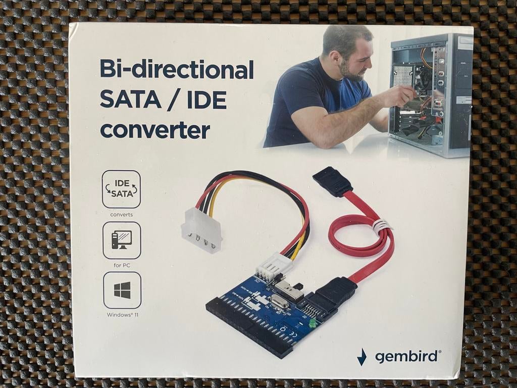 Bi-directionele SATA / IDE Converter voor PC (Windows 11), Audio, Tv en Foto, Converters, Nieuw, Ophalen of Verzenden