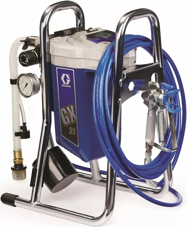 TE KOOP Graco GX 21 Airless verfspuit 17G183, Ophalen of Verzenden, Zo goed als nieuw, Verfspuit of Verfpomp