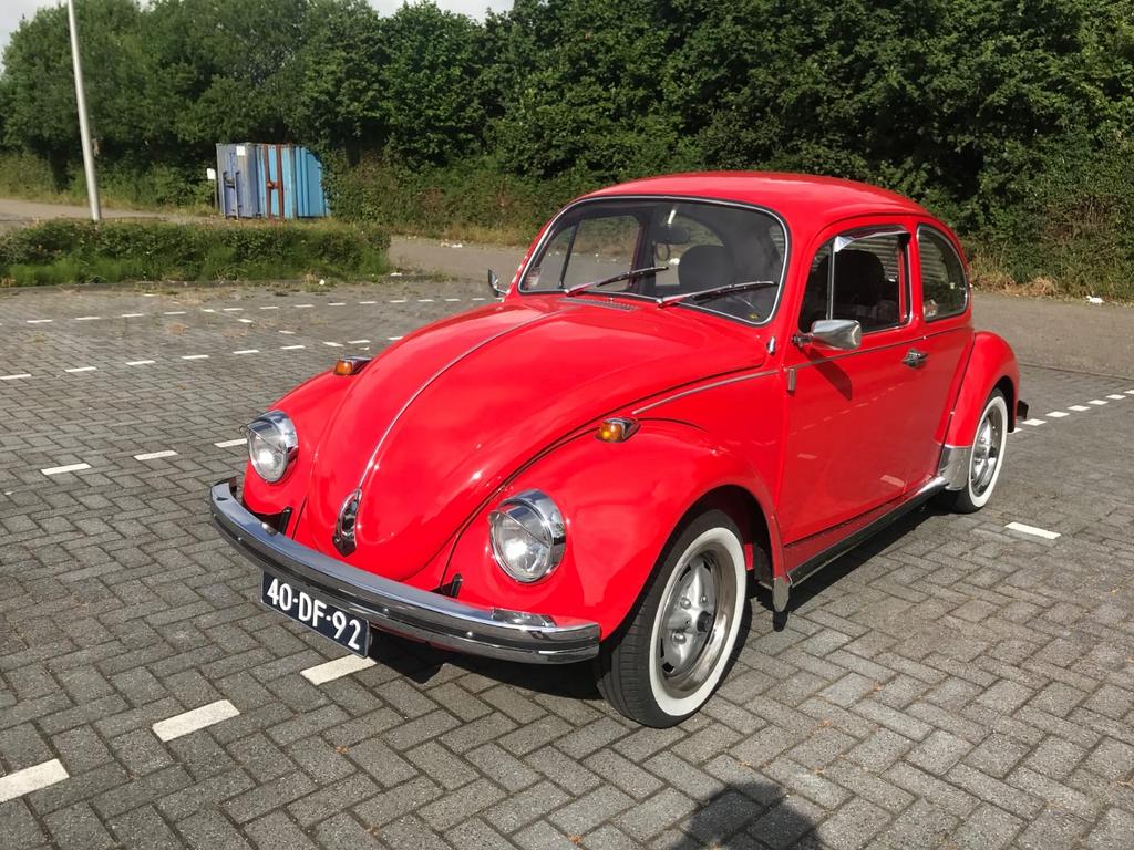 Volkswagen 1300 1.3 1974 Rood, 4 cilinders, Origineel Nederlands, Handgeschakeld, 832 kg