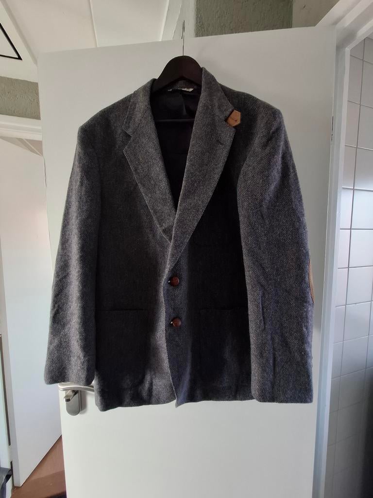 Stijlvol Grijs Tweed Jasje - Maat 56 stafford, Onbekend, Maat 56/58 (XL), Ophalen of Verzenden, Grijs