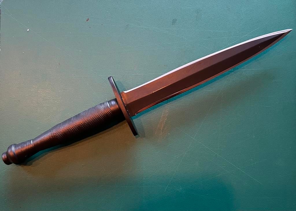 Fairbairn Sykes commando dolk repro, Verzamelen, Militaria | Algemeen, Ophalen of Verzenden, Landmacht, Nederland, Mes of Dolk