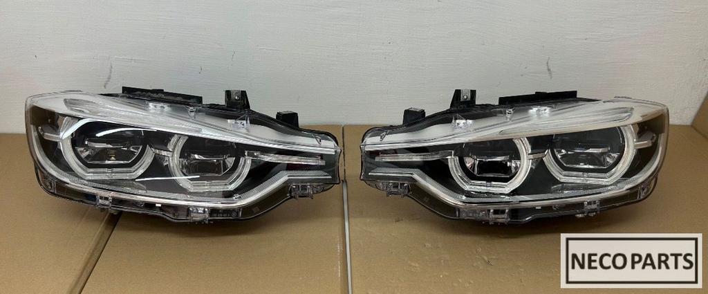 BMW F30 F31 LCI FACELIFT ADAPTIEVE LED KOPLAMPEN COMPLEET, Gebruikt, -, -, Ophalen of Verzenden