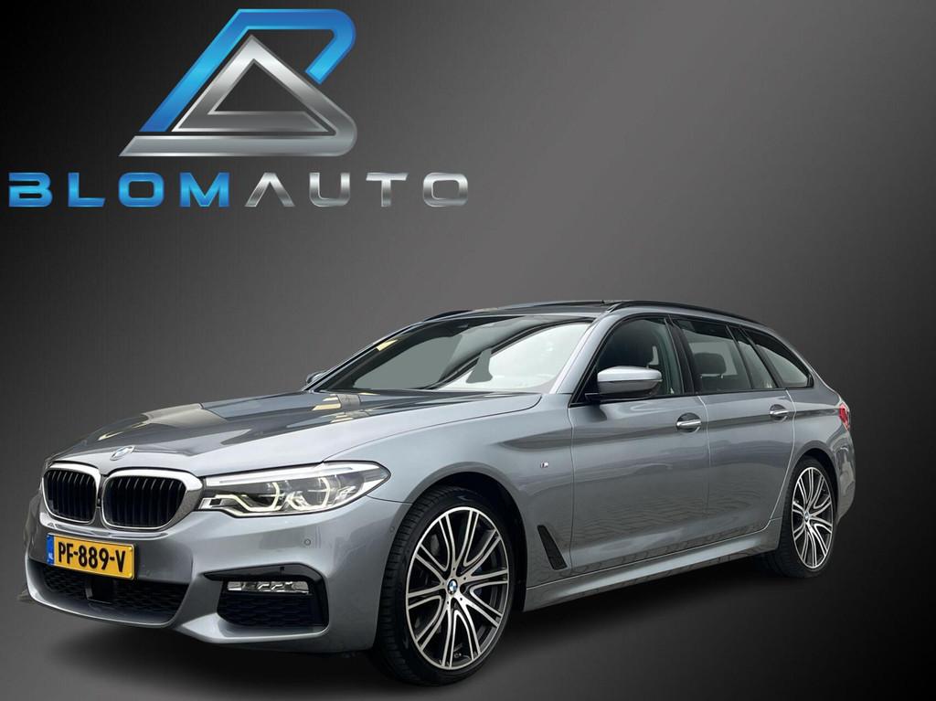 BMW 530i Touring M-SPORT PANO+H&K+TREKH+20INCH+CARPLAY+ACC, Automaat, 1998 cc, Achterwielaandrijving, Gebruikt