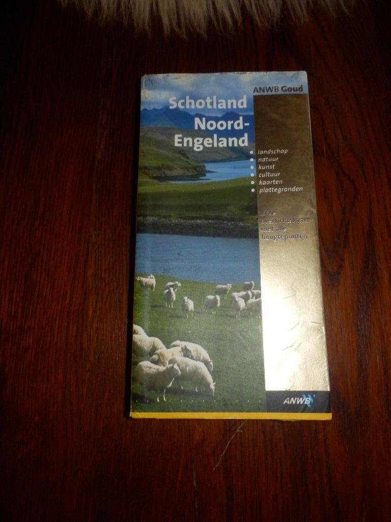 A.N.W.B Reisgids Goud Schotland, Noord-Engeland., Gelezen, ANWB, Europa, Ophalen of Verzenden