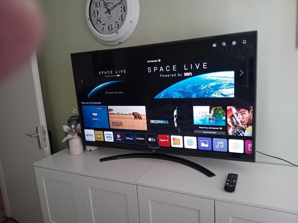 49 inch LG 4k UHD smart tv., Ophalen, LED, Zo goed als nieuw, 100 cm of meer