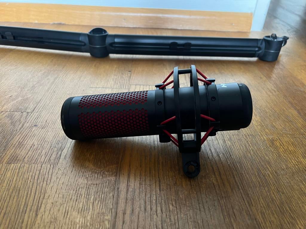 Hyperx Quadcast (inclusief boomarm), Ophalen of Verzenden, Zo goed als nieuw