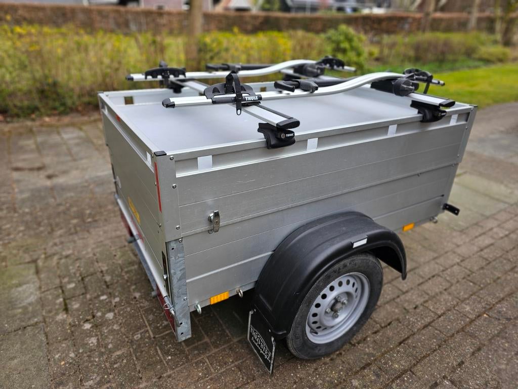 Anssems GT750 bagagewagen met Thule fietsendragers., Ophalen, Gebruikt