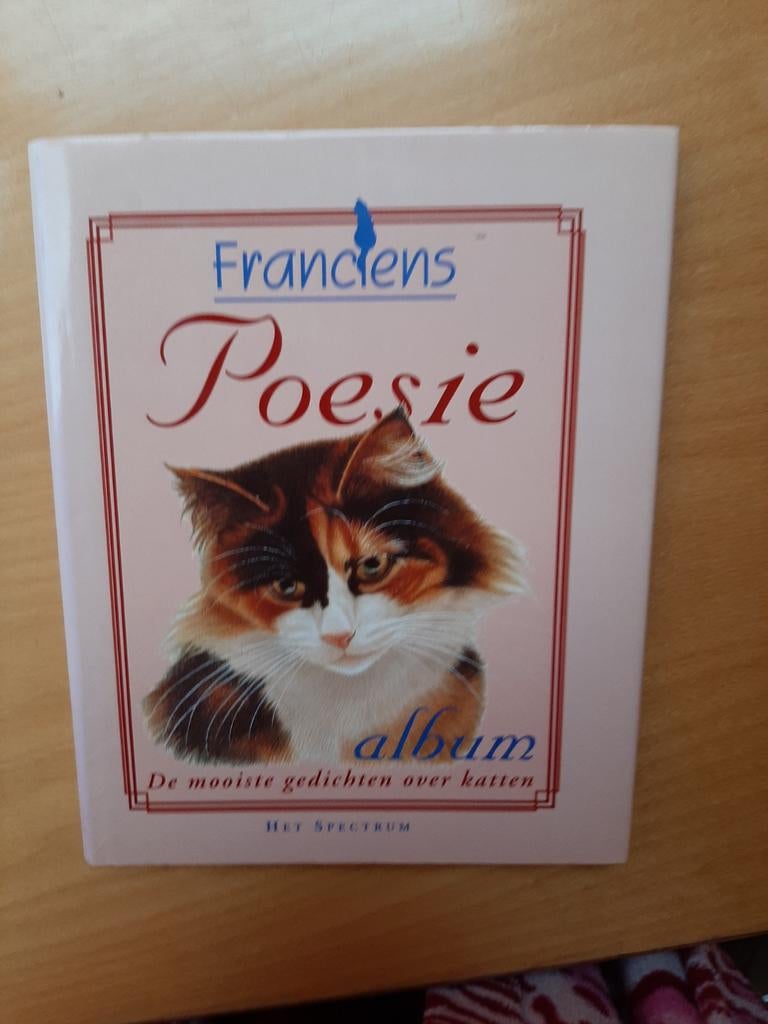 2 boekjes Franciens katten Poësiealbum en Geluk ligt in een, Verzenden, Zo goed als nieuw, Katten, Francien van Westering