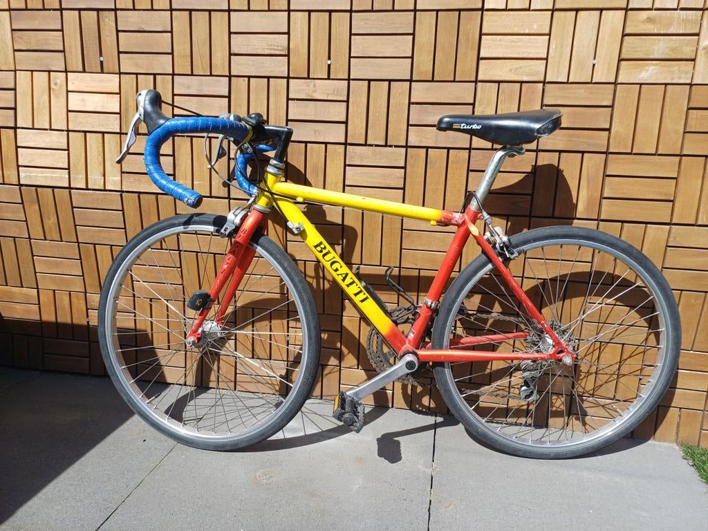 Bugatti wielrenfiets, Fietsen en Brommers, Minder dan 10 versnellingen, Gebruikt, Aluminium, Minder dan 49 cm