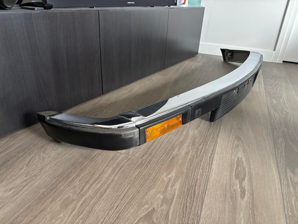 Bumper BMW e30 type 1 chrome origineel., Ophalen, Gebruikt, Voor, Bumper