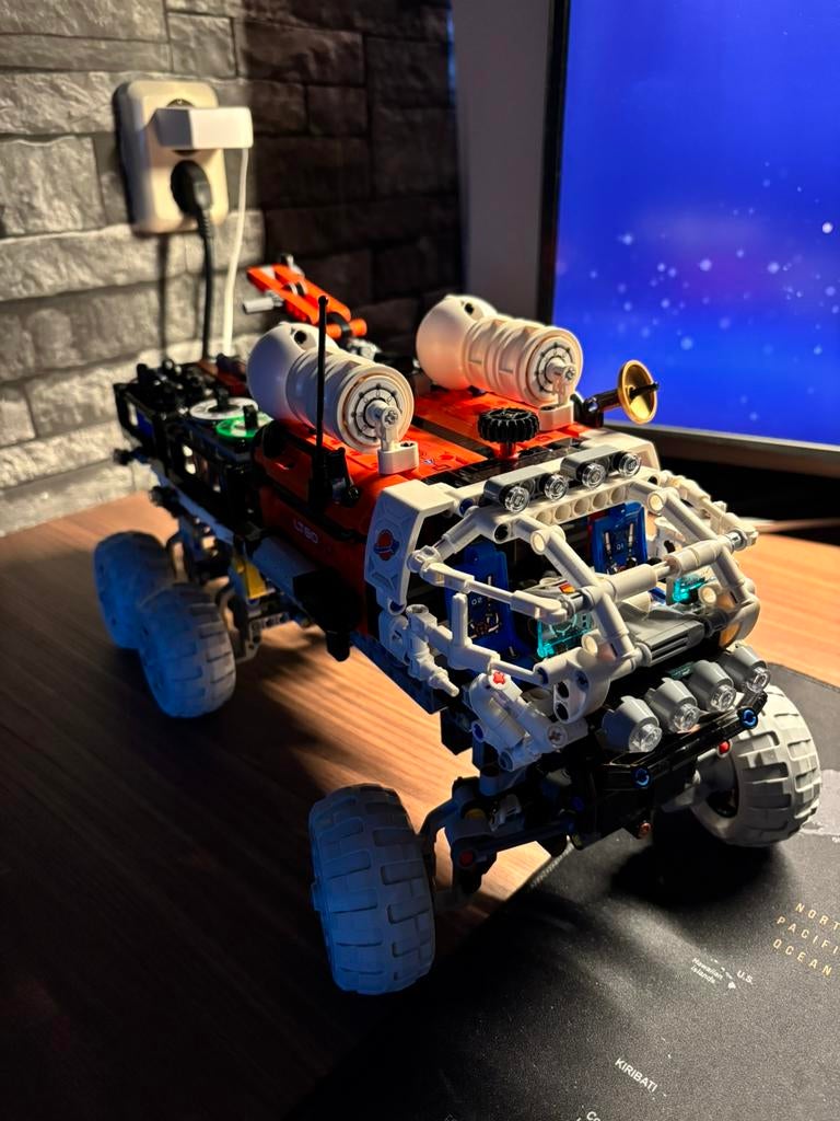 Lego technic mars rover (42180), Ophalen of Verzenden, Zo goed als nieuw, Complete set, Lego