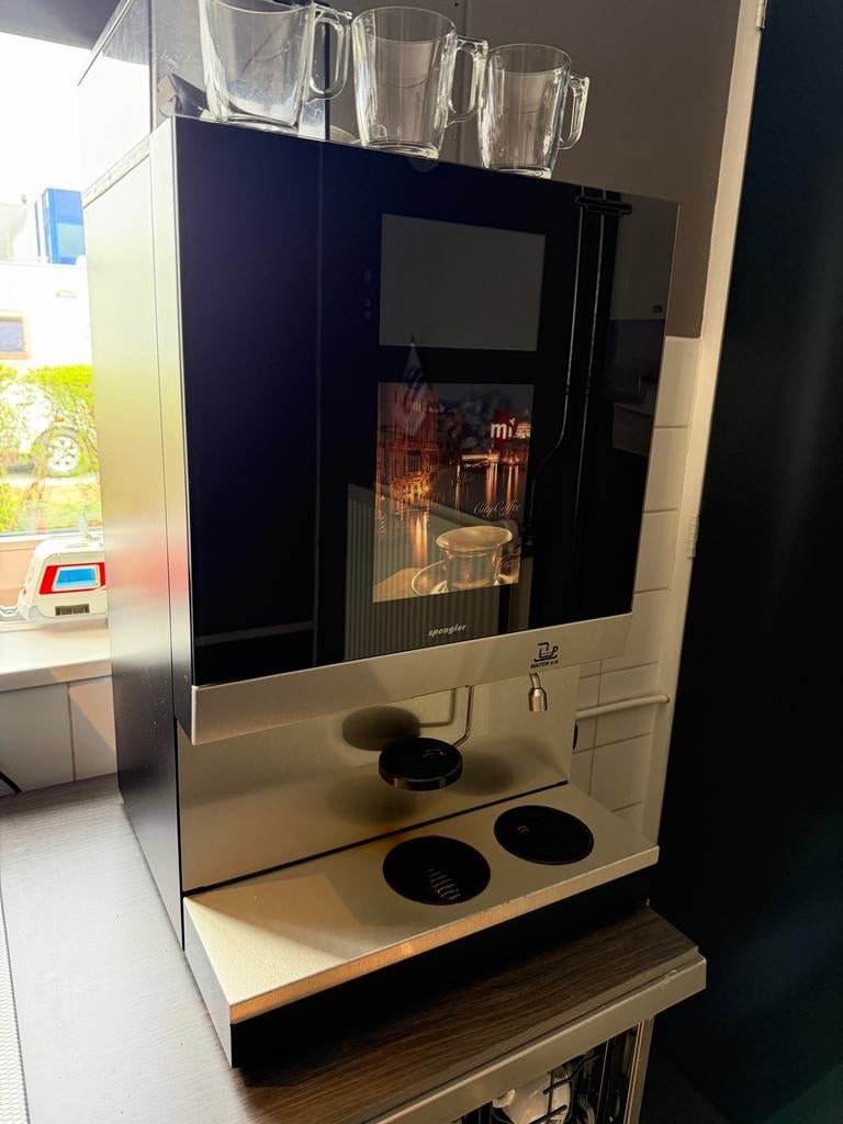 Spengler Koffieautomaat - Perfect voor kantoor of kantine, Witgoed en Apparatuur, Ophalen, Gebruikt, 10 kopjes of meer, Koffiemachine