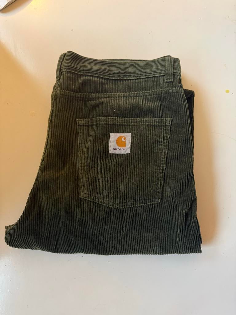 Carhartt NEWEL PANT groen maat 34, Ophalen of Verzenden, Gedragen, Overige maten, Groen