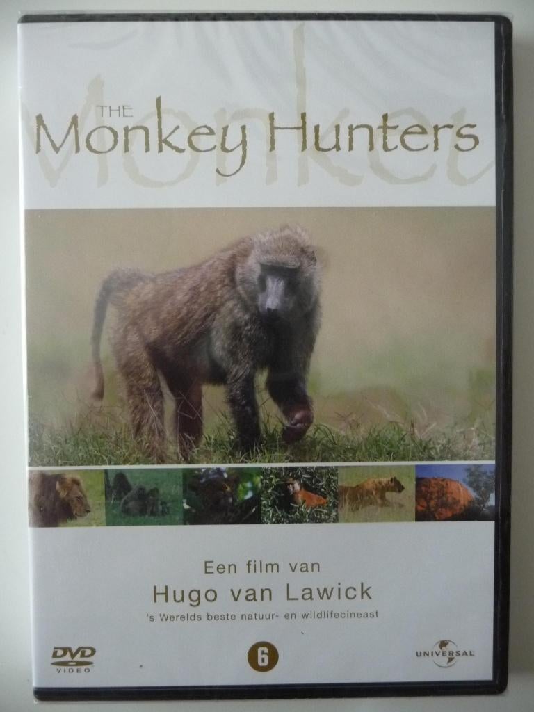20TH: The Monkey hunters (in plastic), Cd's en Dvd's, Dvd's | Documentaire en Educatief, Nieuw in verpakking, Natuur, Alle leeftijden