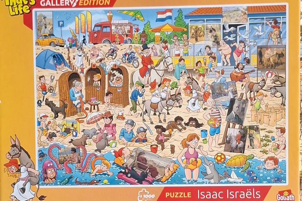 Thats life gallery edition puzzel 1000st, Ophalen of Verzenden, 500 t/m 1500 stukjes, Zo goed als nieuw