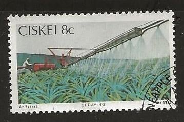 Ciskei 4, irrigatie, Verzenden, Overige landen, Gestempeld